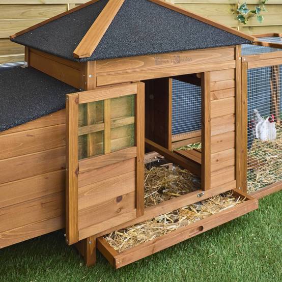 sweeek - Poulailler en bois JAVA. 2 poules. cage à poule avec enclos | sweeek - Image 6
