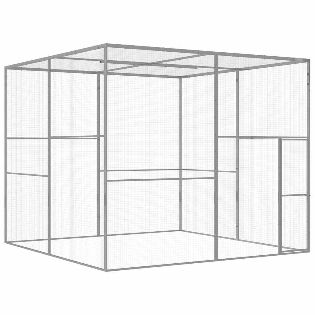 Vidaxl - Cage pour chat 3x3x2,5 m Acier galvanisé vidaXL 146361