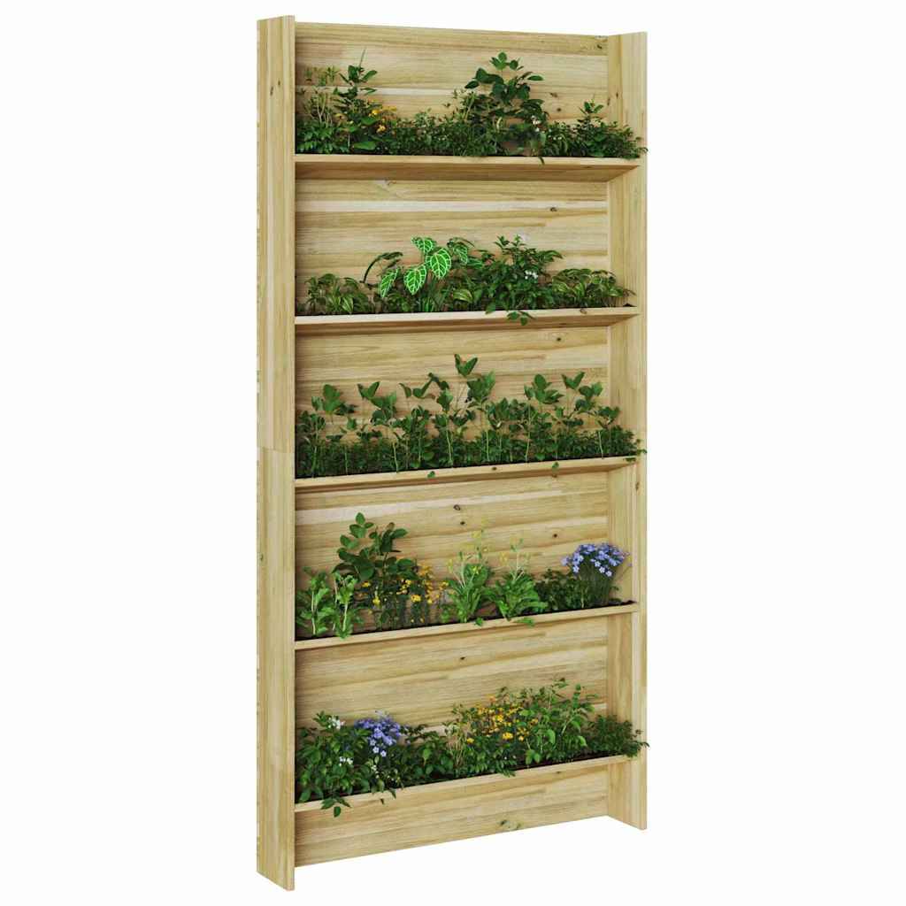 Étagères pour plantes Pinède imprégnée Marron 90 x 15 x 180 cm - PANGIVO - Image 3