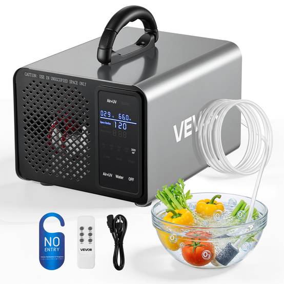 VEVOR Générateur d'Ozone Purificateur d'Air 36000 mg/h Écran Tactile Max. 300 ㎡ - Image 1
