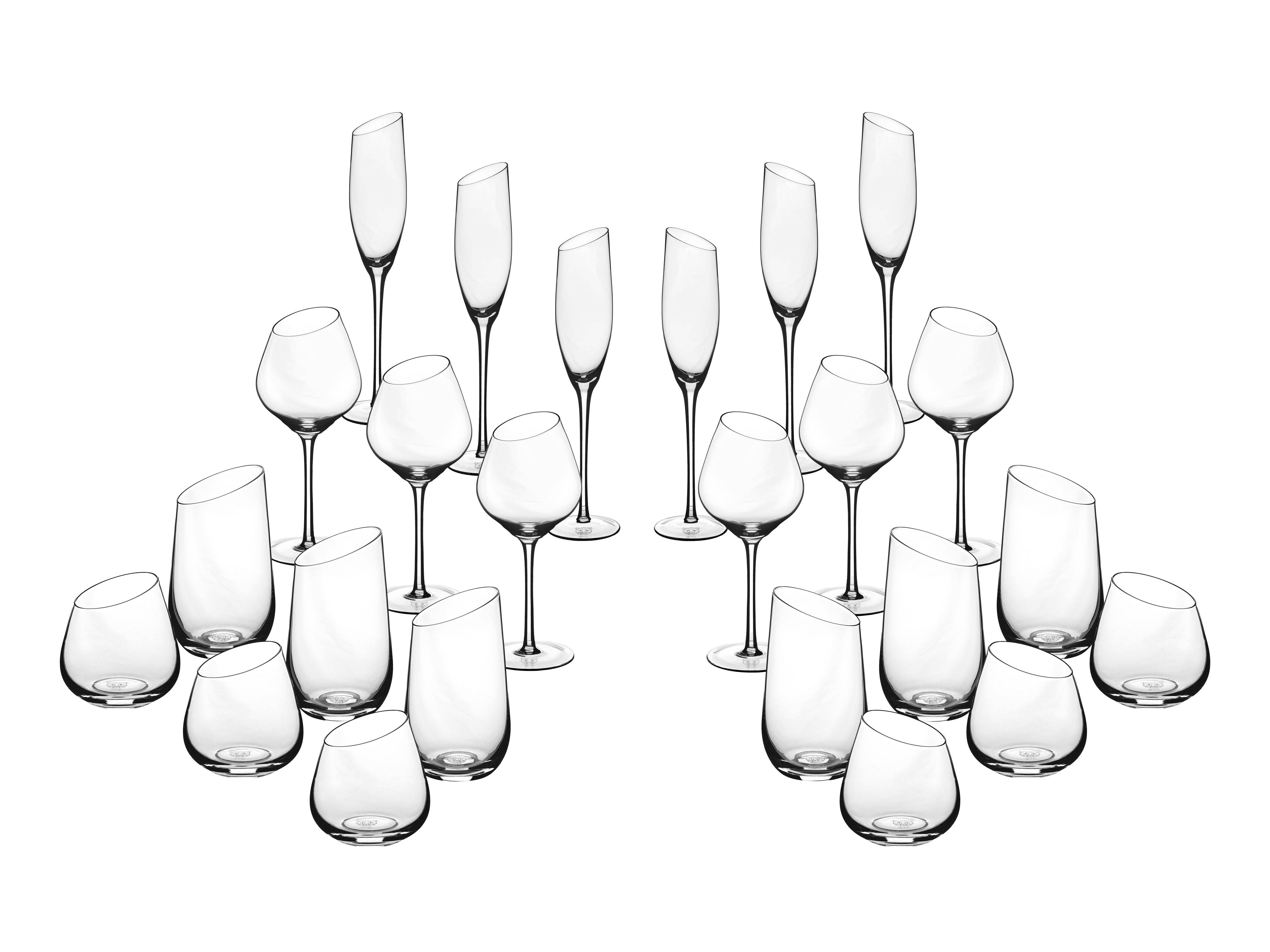 Lot de 24 Set Complet en Cristallin (cristal sans plomb) "SVÄVA", Bjorn - Image 1