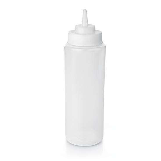 Distributeur à sauce en Polyéthylène transparent H 260 mm Ø 80 mm - Lot de 6 - Was Germany