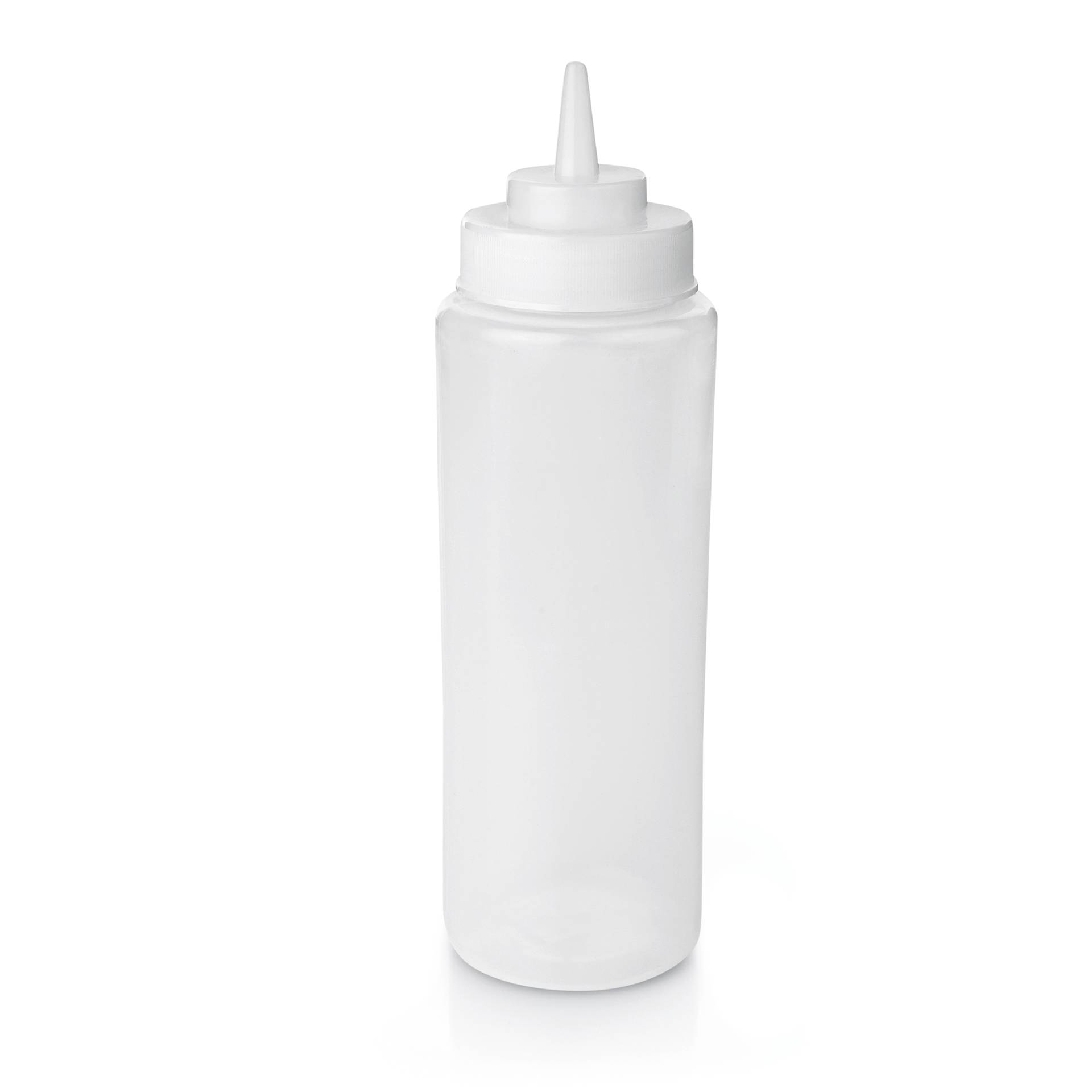 Distributeur à sauce en Polyéthylène transparent H 260 mm Ø 80 mm - Lot de 6 - Was Germany