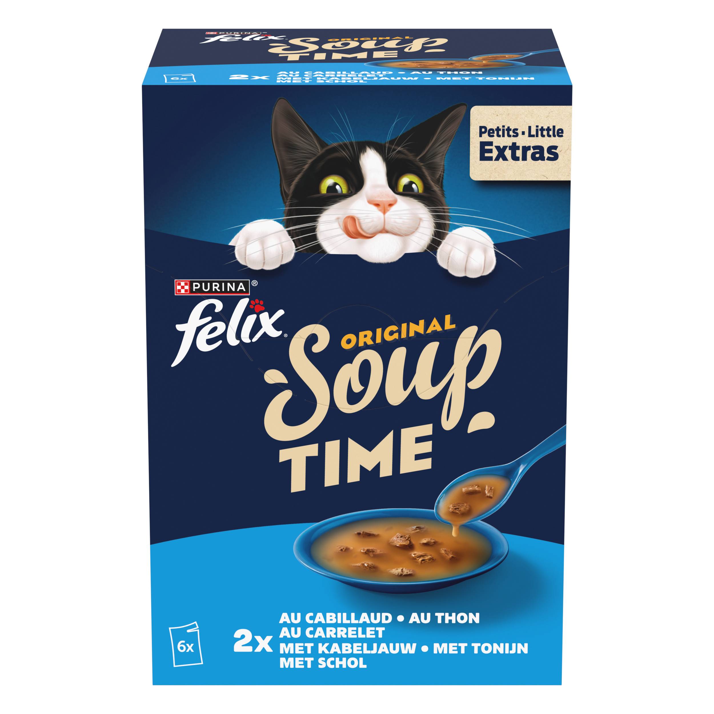 Felix Soup Sélection Poissons 6x48g - Lot de 8 - Image 1