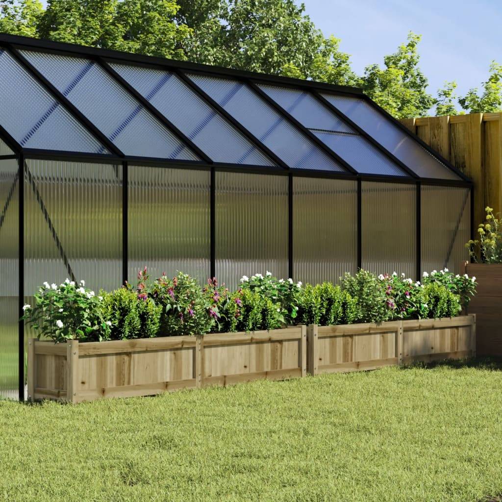 Vidaxl - Jardinières 2 pcs bois de pin imprégné vidaXL 837503 - Image 1