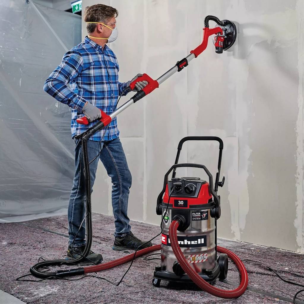 Einhell - Aspirateur eau et poussières – TC-VC 3080 SACL – 1150 W – Cuve inox 30 L – Filtre HEPA – Classe L Einhell - Image 4