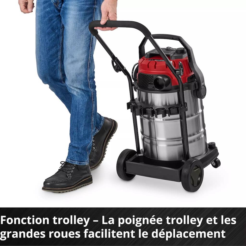 Einhell - Aspirateur eau et poussières – TC-VC 3080 SACL – 1150 W – Cuve inox 30 L – Filtre HEPA – Classe L Einhell - Image 6