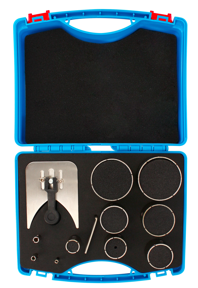 COFFRET 10 TREPANS DIAMANTES D6 A 68 + GUIDE - 4071 - LEMAN - Image 1