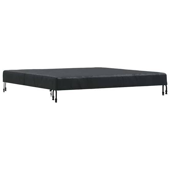 Housse de Protection 122cm Tissu Oxford 210D Imperméable pour Table de Jardin Carrée Noir 122x122x15 cm – ComfortXL Outdoor Living - Image 2