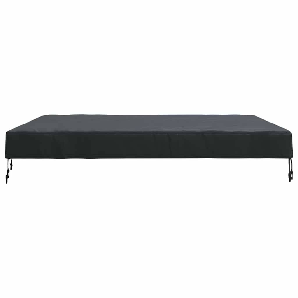 Housse de Protection 122cm Tissu Oxford 210D Imperméable pour Table de Jardin Carrée Noir 122x122x15 cm – ComfortXL Outdoor Living - Image 6