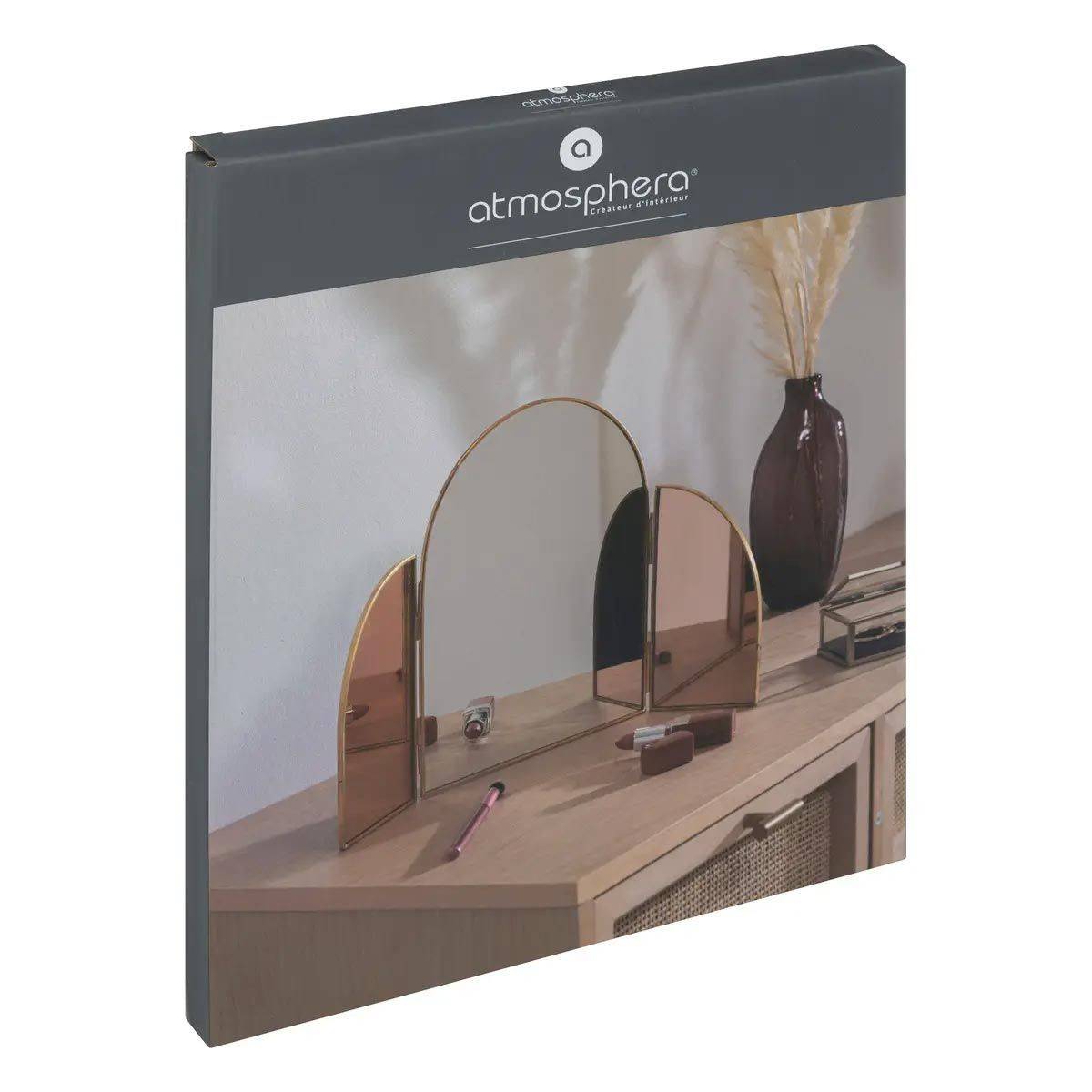 Miroir à poser en métal et verre - Image 5