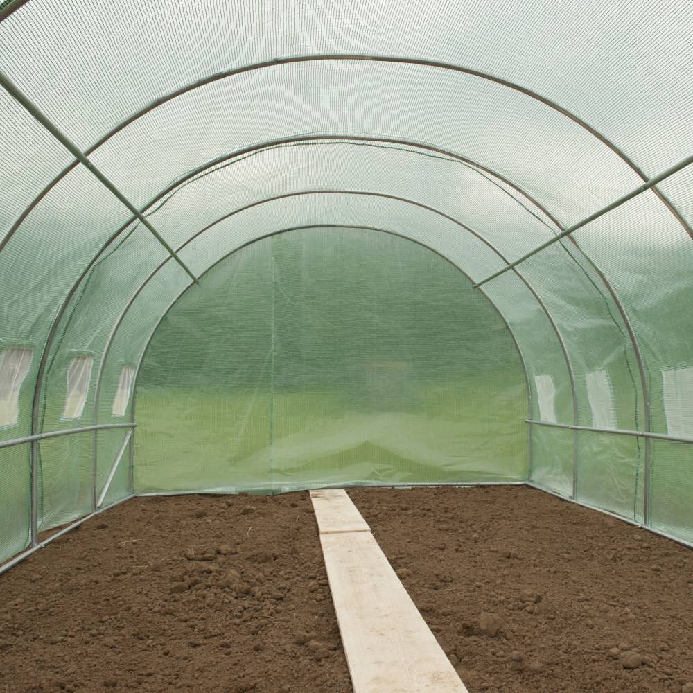 Serre tunnel de jardin en polyéthylène Renforcée - 18 m² - TERRE JARDIN - Image 3