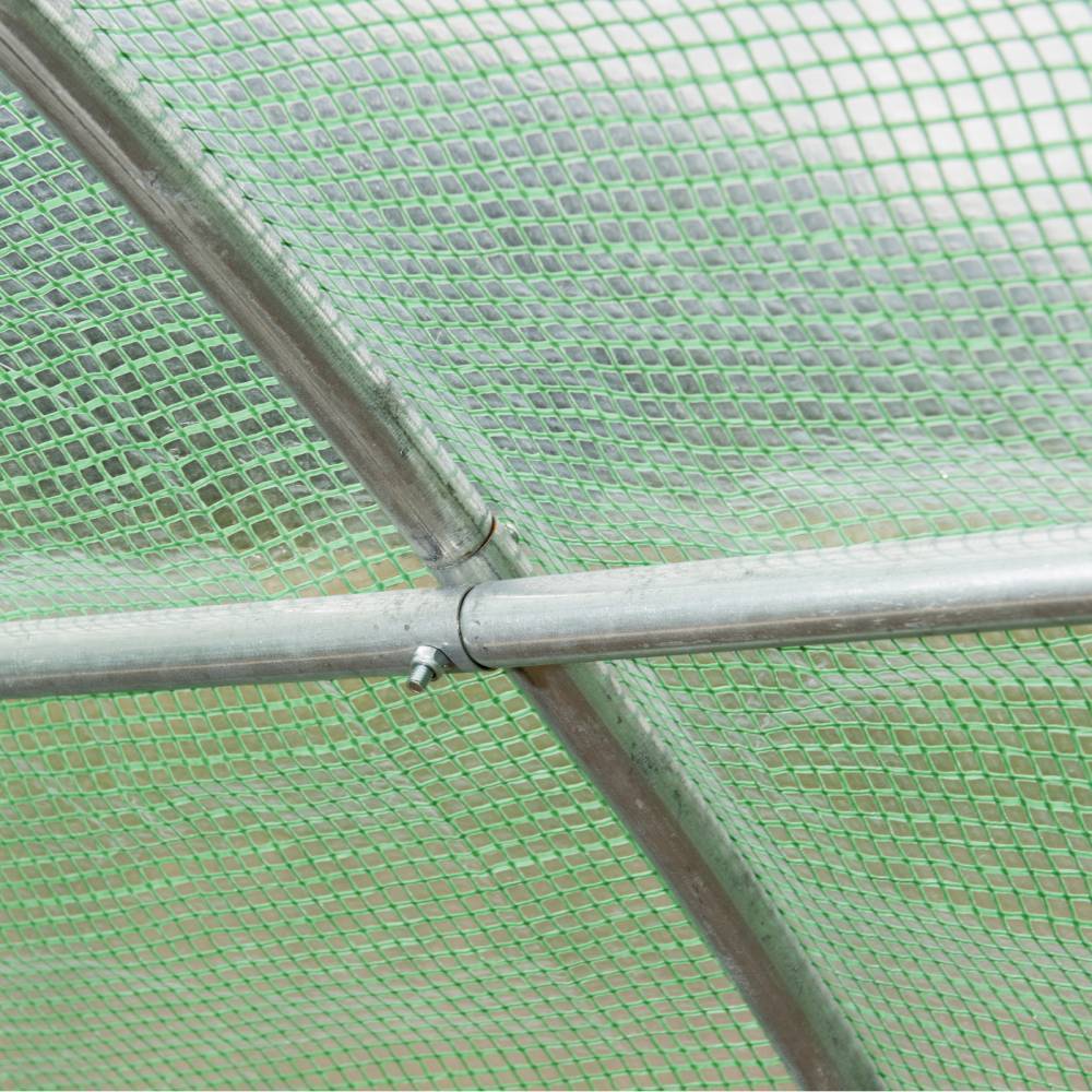 Serre tunnel de jardin en polyéthylène Renforcée - 18 m² - TERRE JARDIN - Image 7