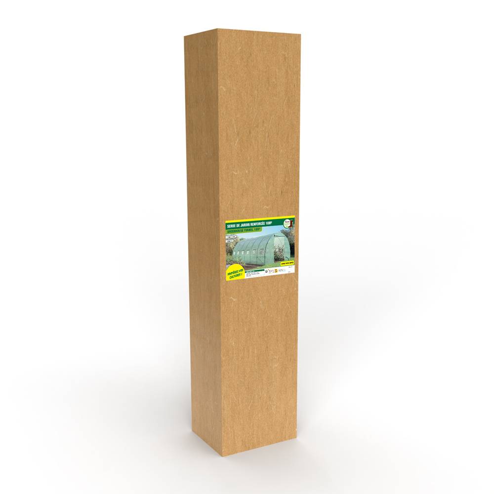 Serre tunnel de jardin en polyéthylène Renforcée - 18 m² - TERRE JARDIN - Image 8