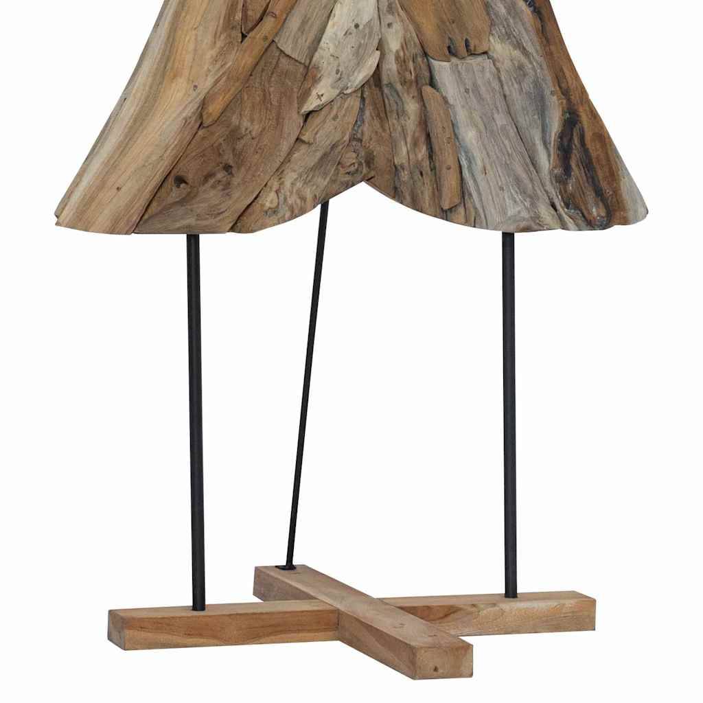 Maison Chic - Sapin de Noël | Arbre de Noël avec support Marron 180 cm Bois de teck solide Maison Chic - Image 9