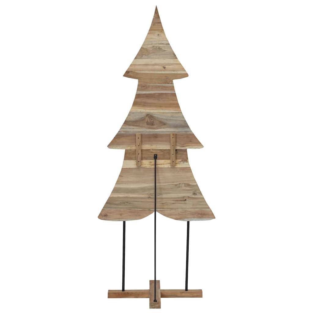 Maison Chic - Sapin de Noël | Arbre de Noël avec support Marron 180 cm Bois de teck solide Maison Chic - Image 6