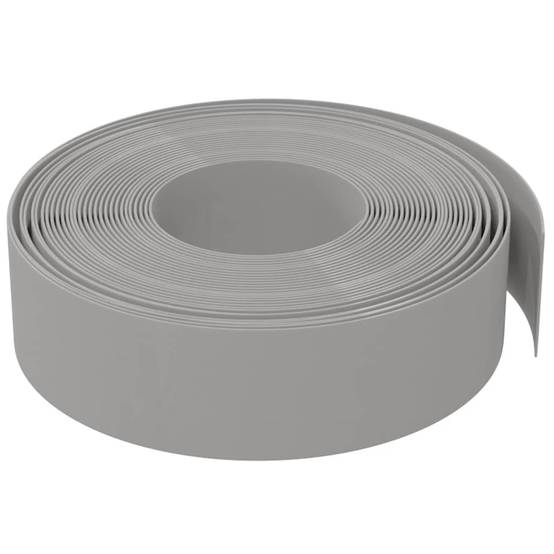 Bordure pelouse polyéthylène aménagement extérieur séparation 10mx15cm gris - ComfortXL Outdoor Living - Image 3