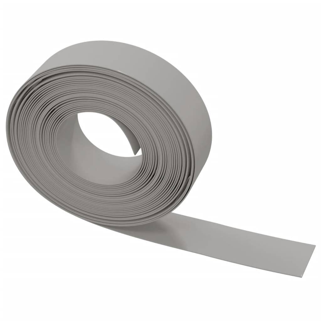 Bordure pelouse polyéthylène aménagement extérieur séparation 10mx15cm gris - ComfortXL Outdoor Living - Image 4
