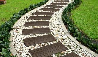 Ribimex - Dalle chemin de fer marron 25x60cm - Image 2
