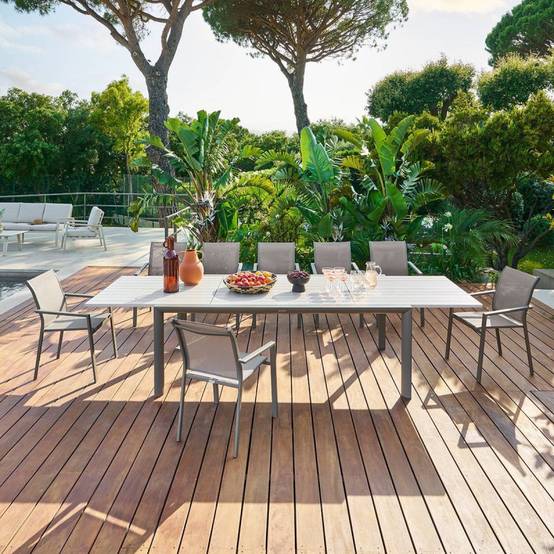 Hesperide - Table de jardin 12 places Luzane extensible argile Hespéride - Image 6