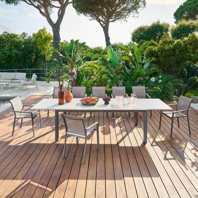 Hesperide - Table de jardin 12 places Luzane extensible argile Hespéride - Image 6
