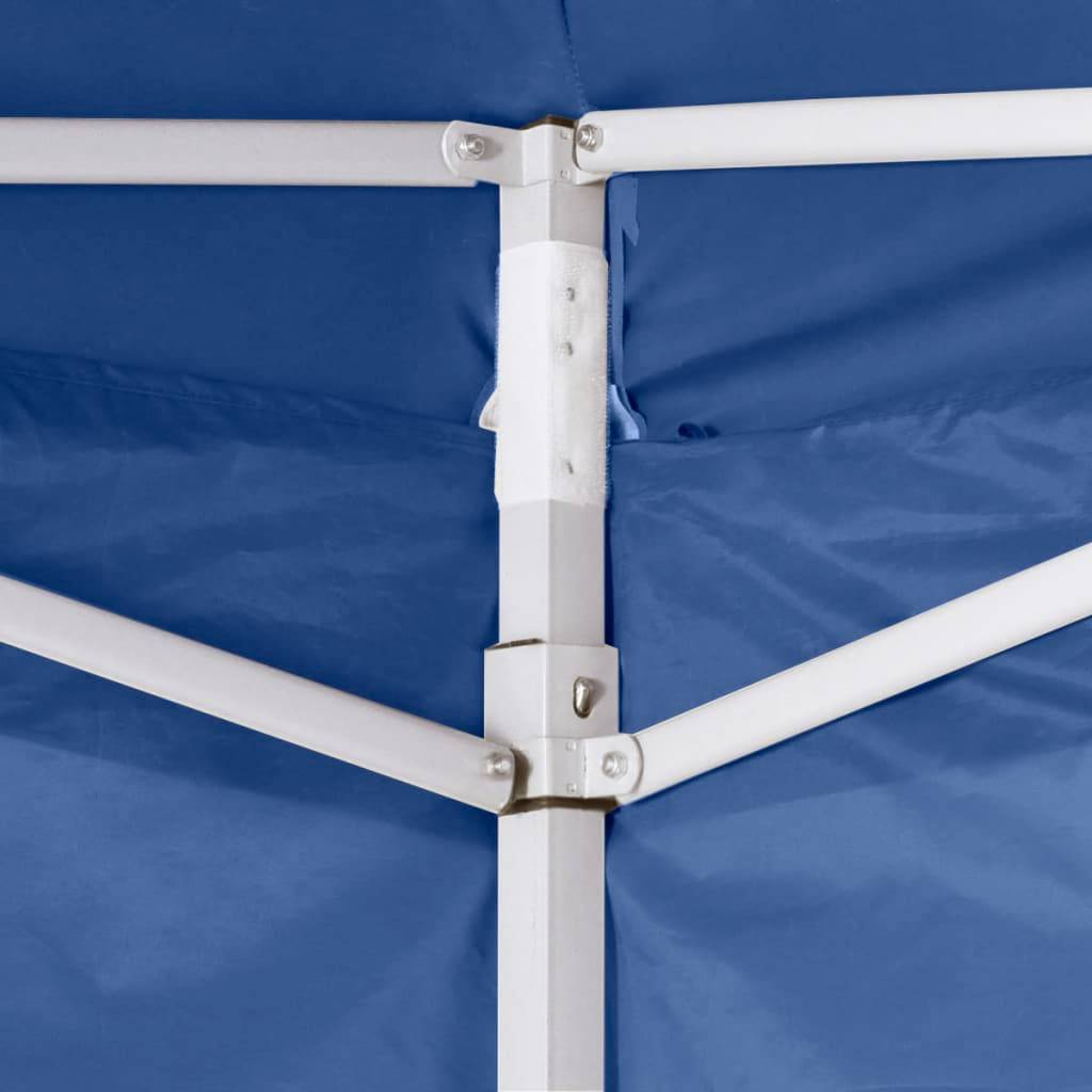 Tente de réception acier bleu 200 x 200 x 315 cm - PANGIVO - Image 3