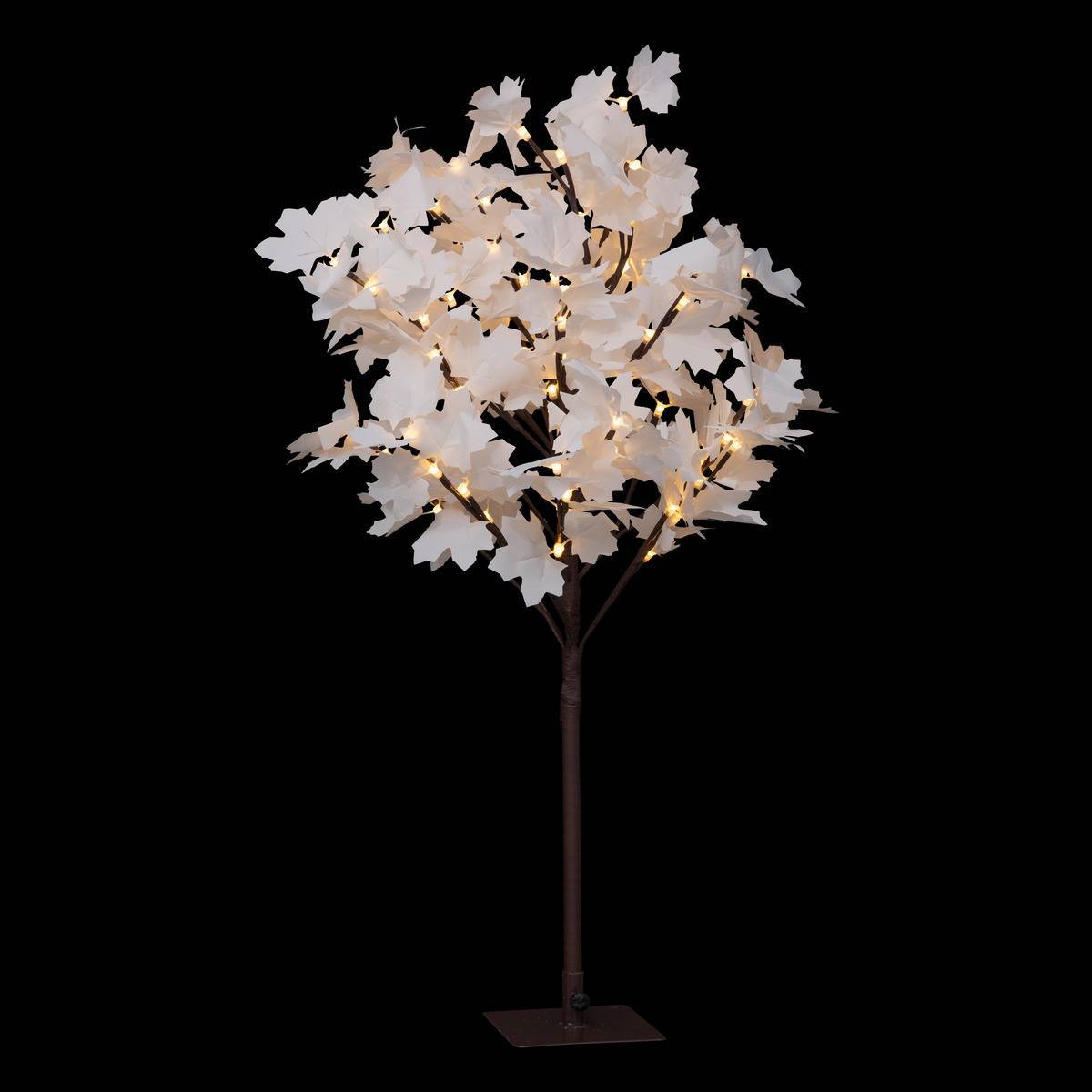 Arbre blanc lumineux 92 LED H.90cm extérieur blanc chaud FEERIC LIGHTS & CHRISTMAS - Image 2