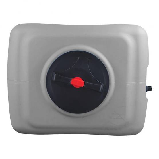 Cuve récupération eau de pluie 500L - Réservoir aérien compact Gris - Polyéthylène - ELBI CPN - Image 7