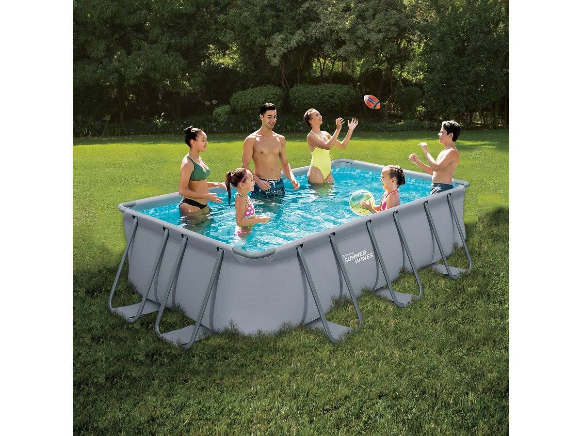 Piscine Tubulaire Ludo 3 - 5.49 X 2.74 X 1.32 M - Filtration à  Sable 5,1m3/h -habitat Et Jardin - Image 2