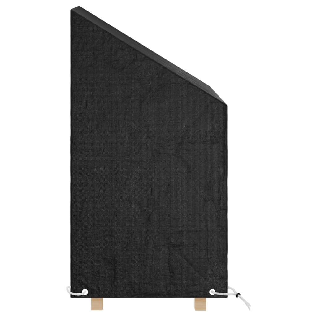 PANGIVO - Housse de chaise de jardin polyéthylène noir 65 x 65 x 80/120 cm - PANGIVO - Image 4