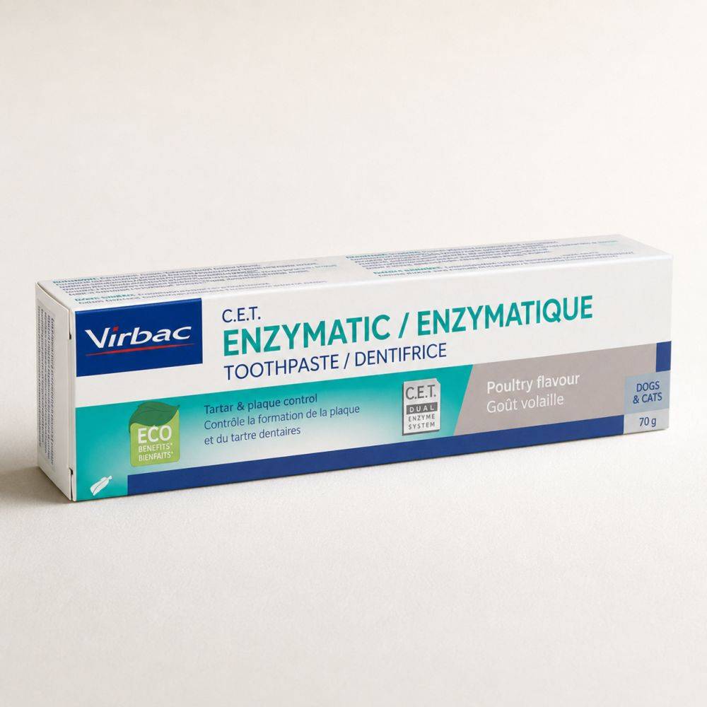 DENTIFRICE enzymatique CHIEN CHAT - VIRBAC 70 g - Image 1