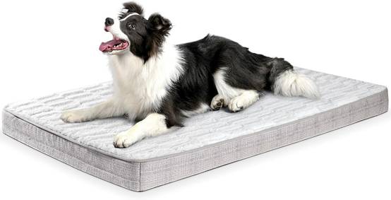lits orthopédiques pour chiens, avec housses amovibles et imperméables, tapis pour chien, 104 x 69 cm