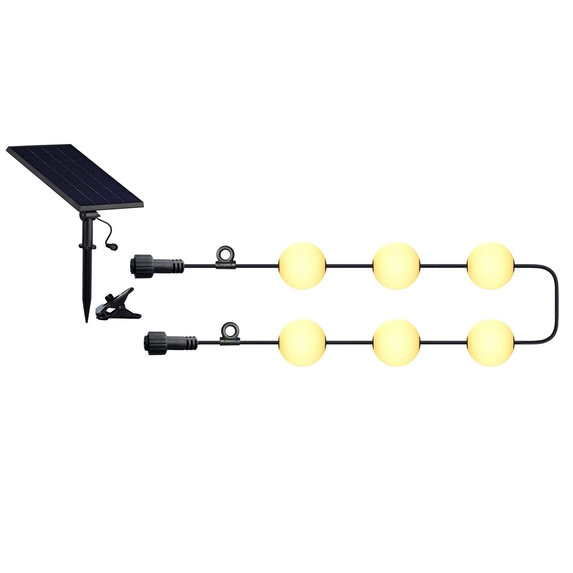 Lumisky - Guirlande solaire BOLLY 6 boules 5.5M - Image 1