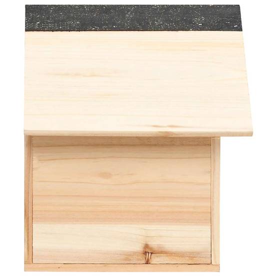 Abri pour écureuils en bois de sapin massif refuge pour jardin 26x25x29 cm – ComfortXL Outdoor Living - Image 4