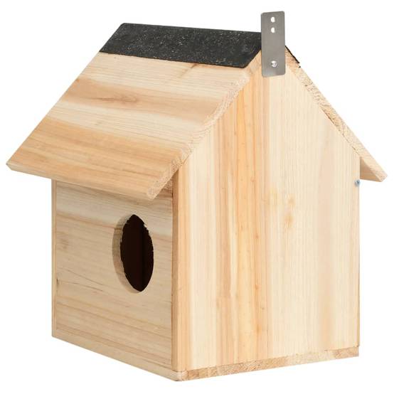 Abri pour écureuils en bois de sapin massif refuge pour jardin 26x25x29 cm – ComfortXL Outdoor Living - Image 5