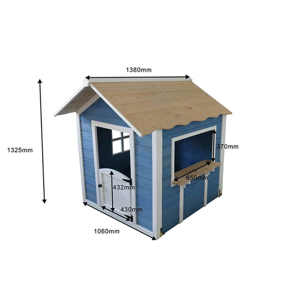 Maisonnette HOME DELUXE THE GREAT PALAST bleu - 118 x 138 x 132 cm - Image 7