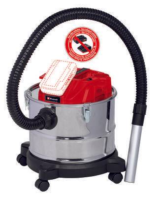 Einhell - Aspirateur vide cendres sans fil TE-AV 18/15 Li C-Solo - sans batterie ni chargeur Einhell - Image 1