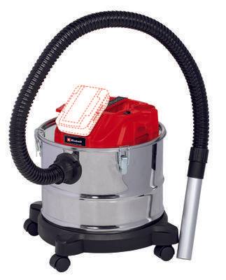 Einhell - Aspirateur vide cendres sans fil TE-AV 18/15 Li C-Solo - sans batterie ni chargeur Einhell - Image 2