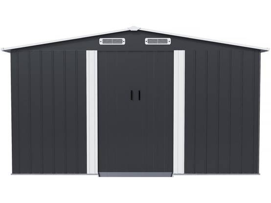 Habitat Et Jardin - Abri De Jardin Métal Avec Porte Coulissante "boston" - 13 M² - Gris -habitat Et Jardin - Image 4