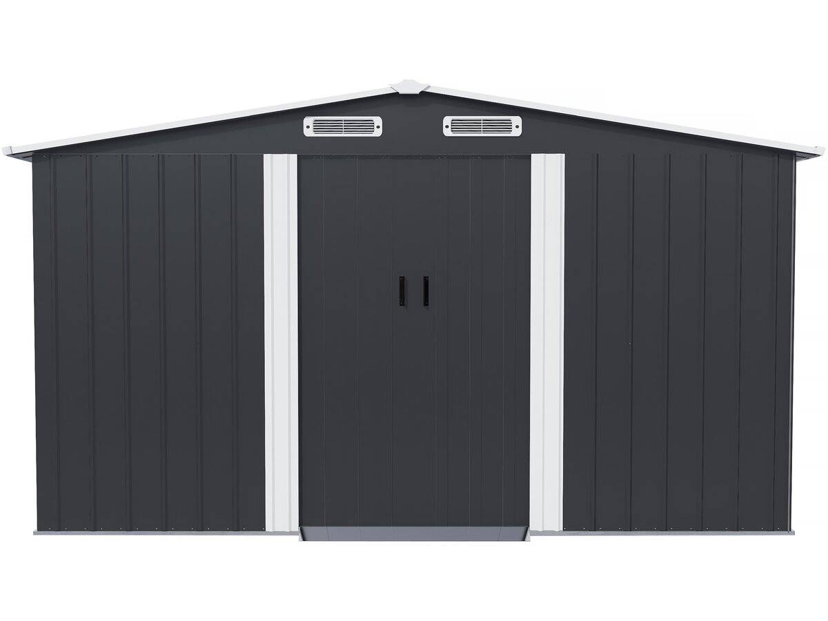 Habitat Et Jardin - Abri De Jardin Métal Avec Porte Coulissante "boston" - 13 M² - Gris -habitat Et Jardin - Image 4