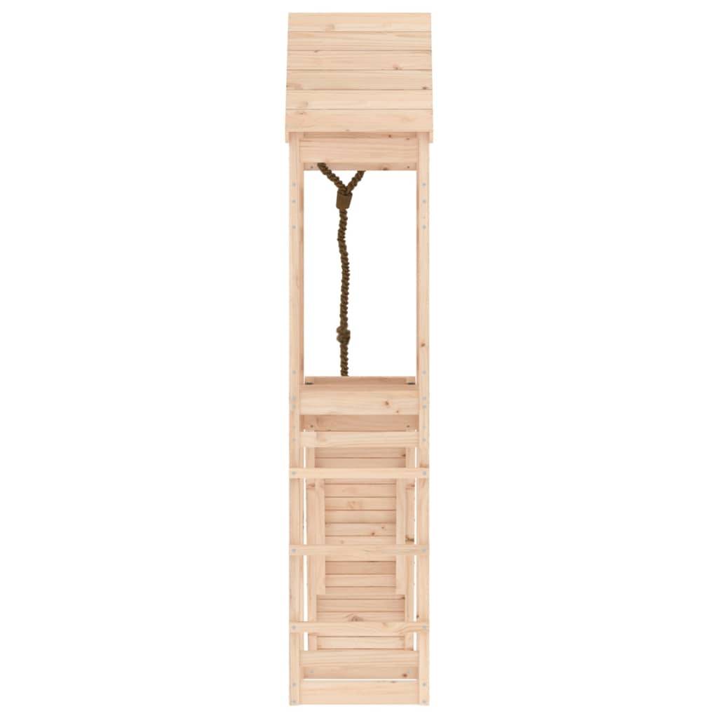 Helloshop26 - Maisonnette de jeu avec mur d'escalade 55 x 175 x 264 cm bois massif de pin - Image 4