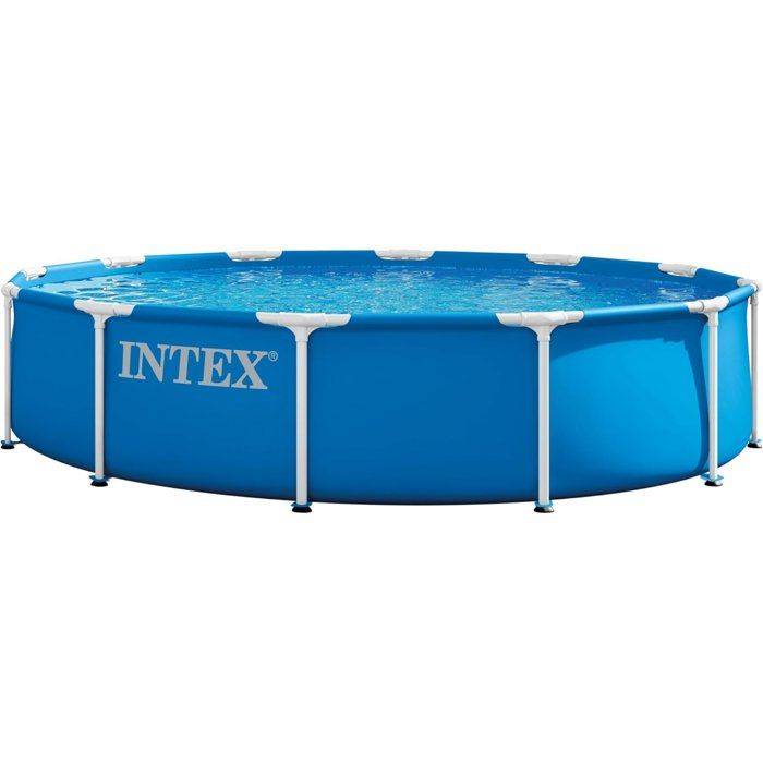 Piscine hors-sol tubulaire ronde 3,66 m x 76 cm avec pompe de filtration - Intex - Image 1