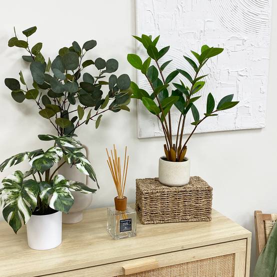 Ligne Deco - Plante verte zamioculcas artificiel 48cm - Image 5