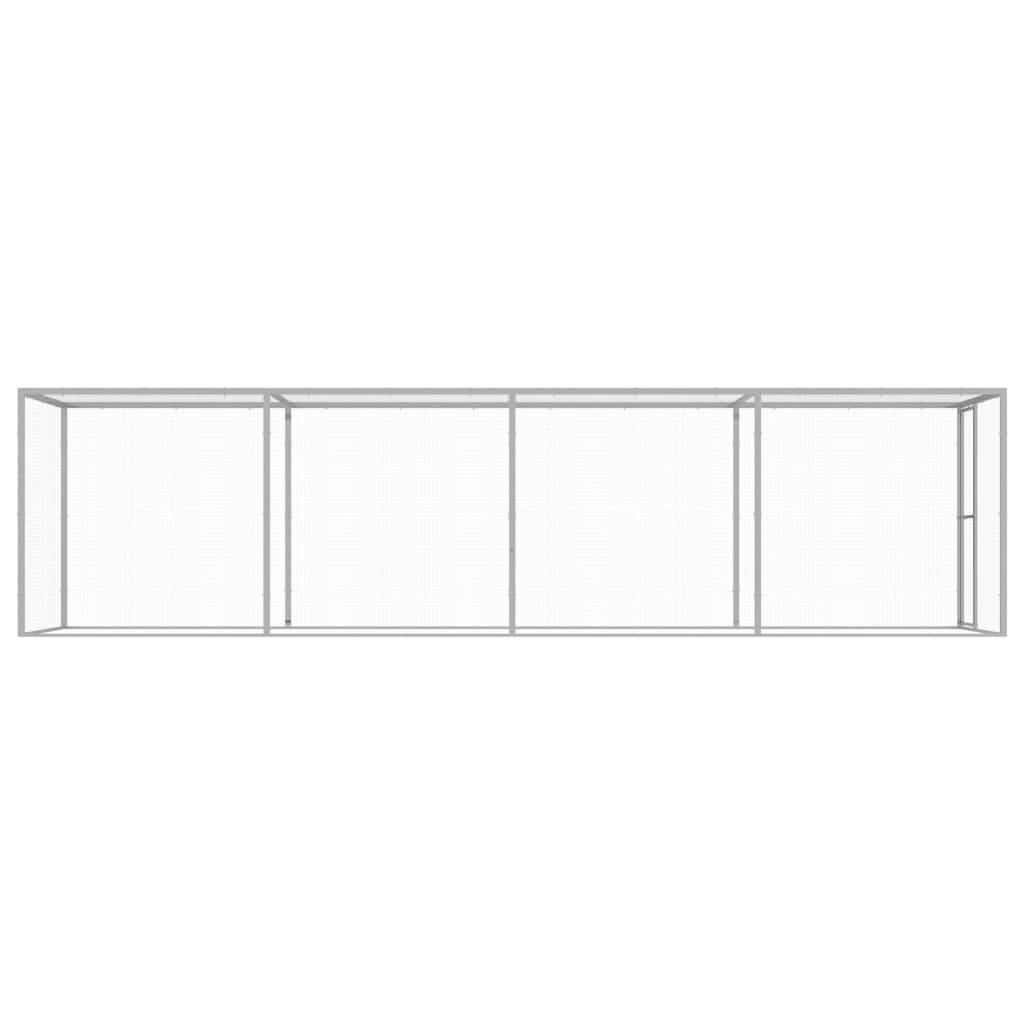 Cage pour chat - Cage extérieur/intérieur 6x1,5x1,5 m Acier galvanisé - Image 3