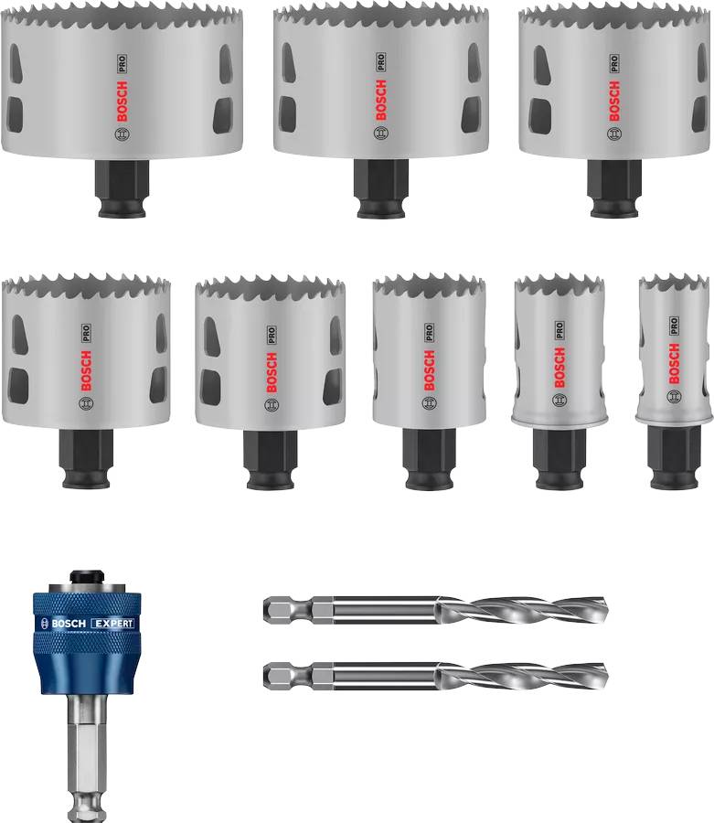 Bosch - Coffret de 8 scies trépans PRO BIM Multi Material PC Plus - BOSCH - 2608594430 - Image 2