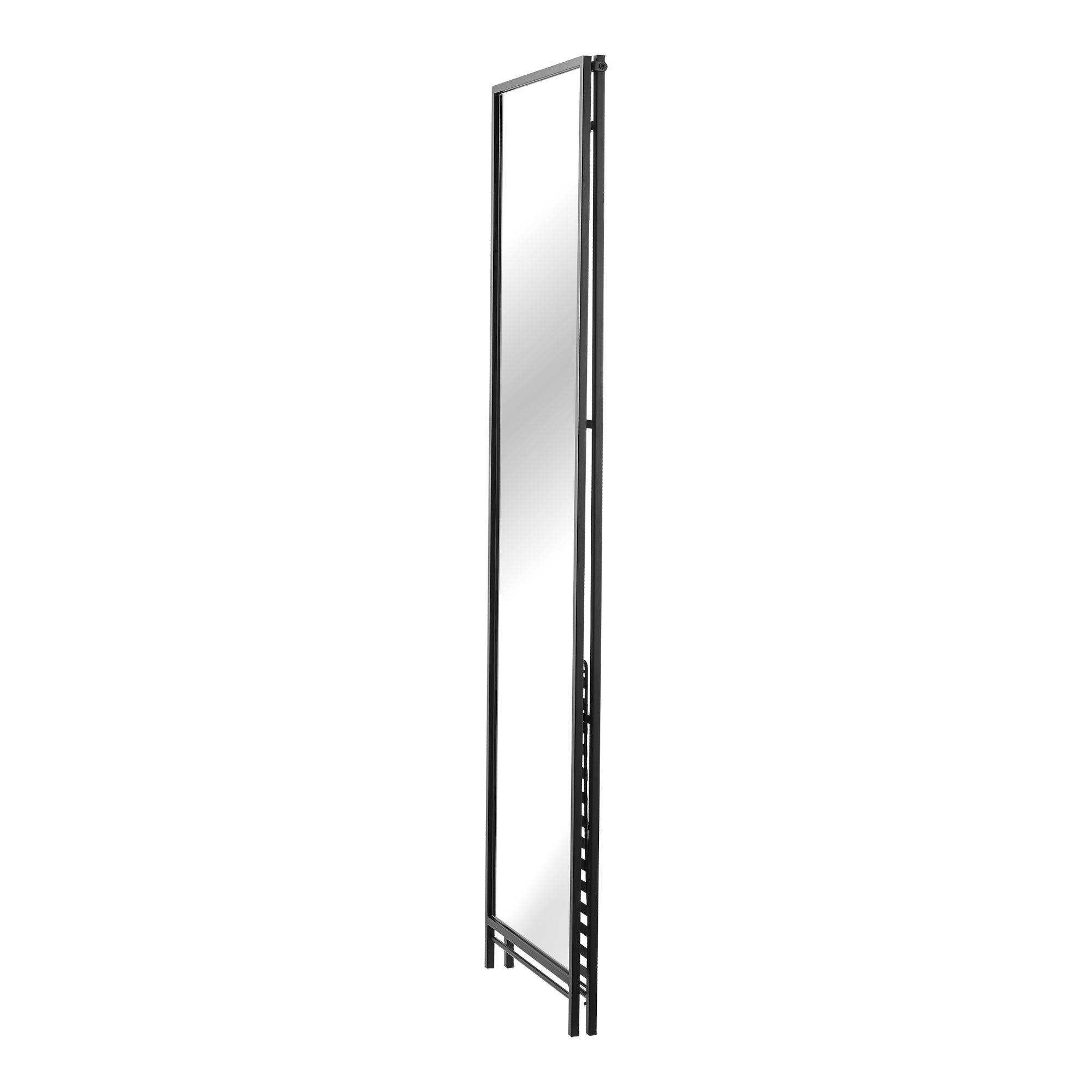 Helloshop26 - Miroir sur pied 160 x 44 x 60 cm noir - Image 3