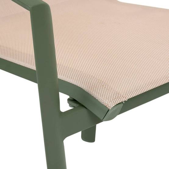 Hesperide - Fauteuil de jardin Axant beige lin/laurier Hespéride - Image 6