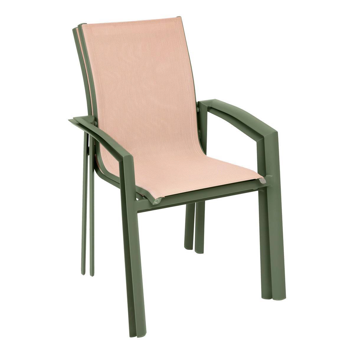 Hesperide - Fauteuil de jardin Axant beige lin/laurier Hespéride - Image 2