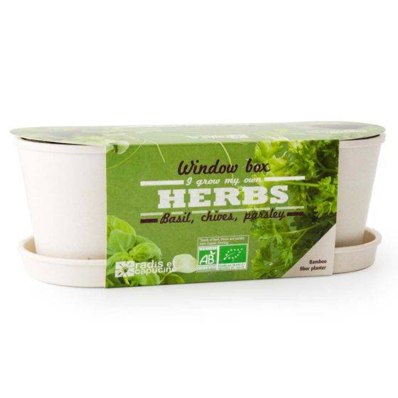 Radis et Capucine - Radis et Capucine - Jardinière en bambou - Aromates - Image 2