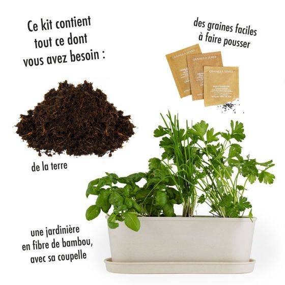 Radis et Capucine - Radis et Capucine - Jardinière en bambou - Aromates - Image 6